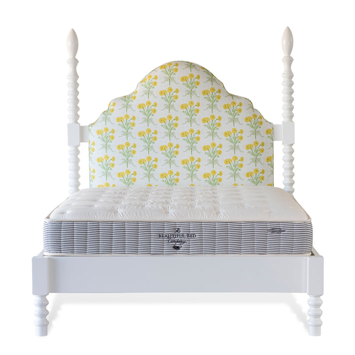 The Beautiful Bed Company Gwenny Yellow flowers Bed