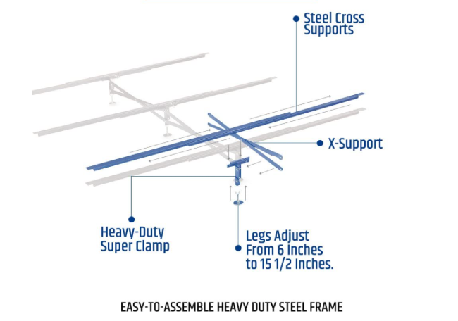Heavy Duty Steel Bed Frame 