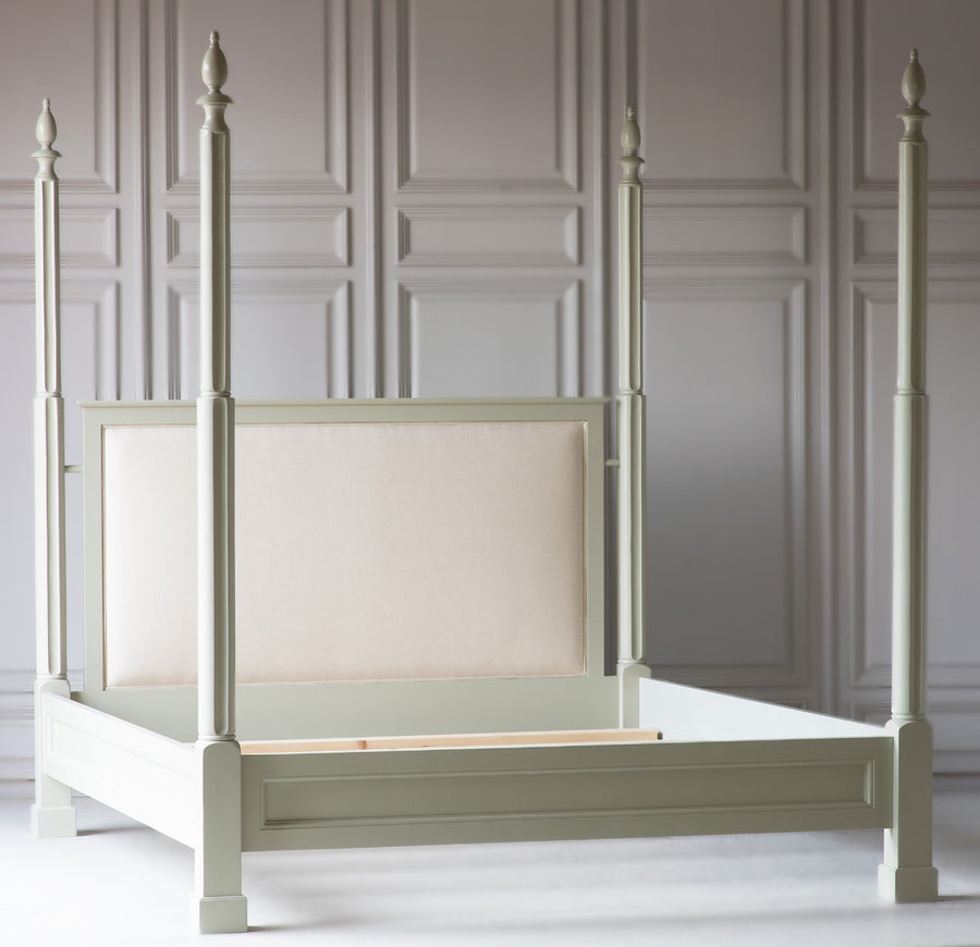  Finnian's Upholstered Four Poster Bed 
