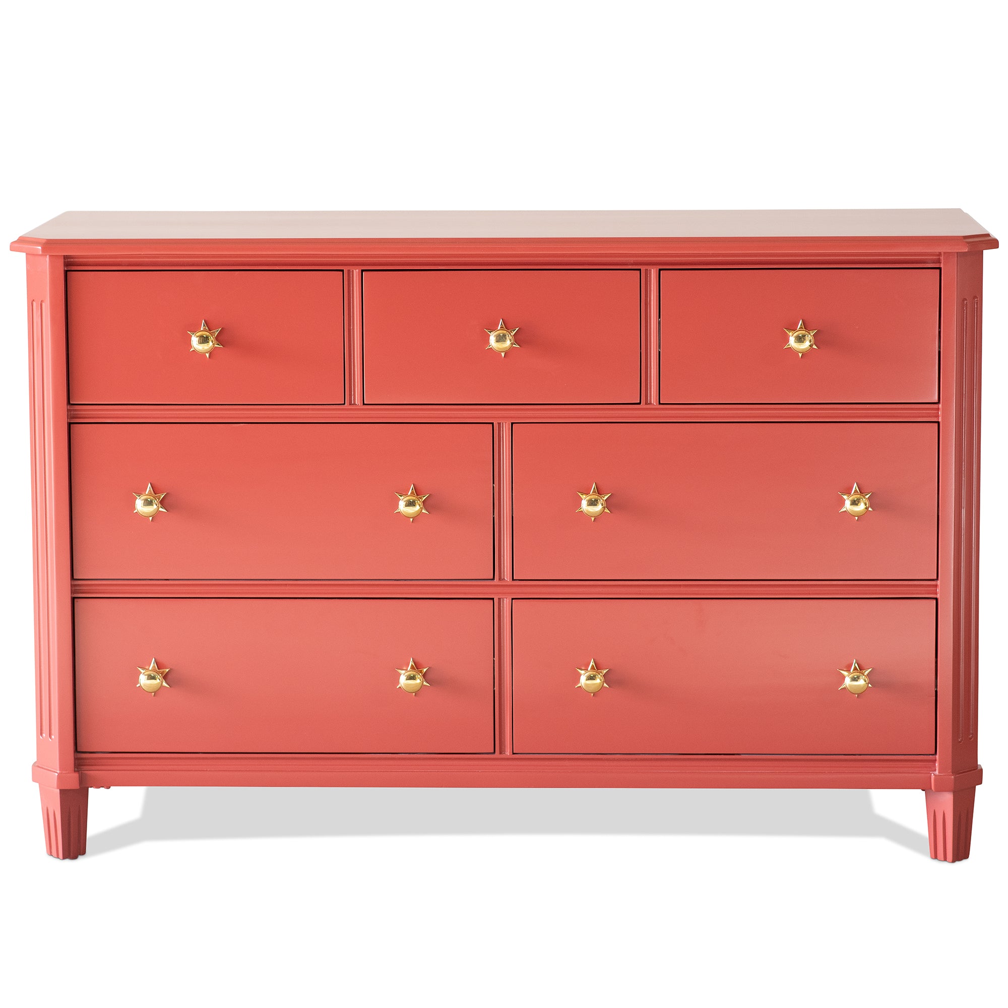 dresser red Simply Swedish Seven Drawer Lowboy Rich Mahogany Stain Buy Sosandar Black Plisse 48 inches wide 9/16/2025 Size:One size (fit S-L)