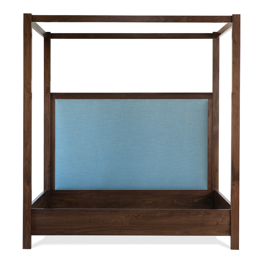 Willy Walnut Canopy Bed