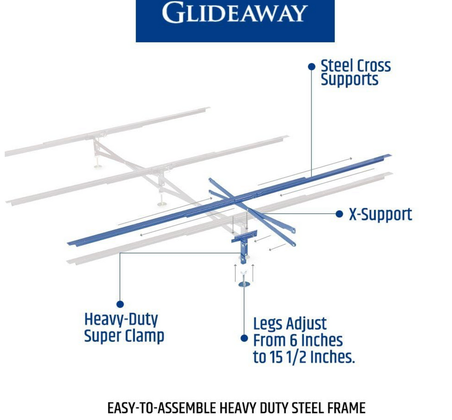 Glideaway Steel Foundation Support