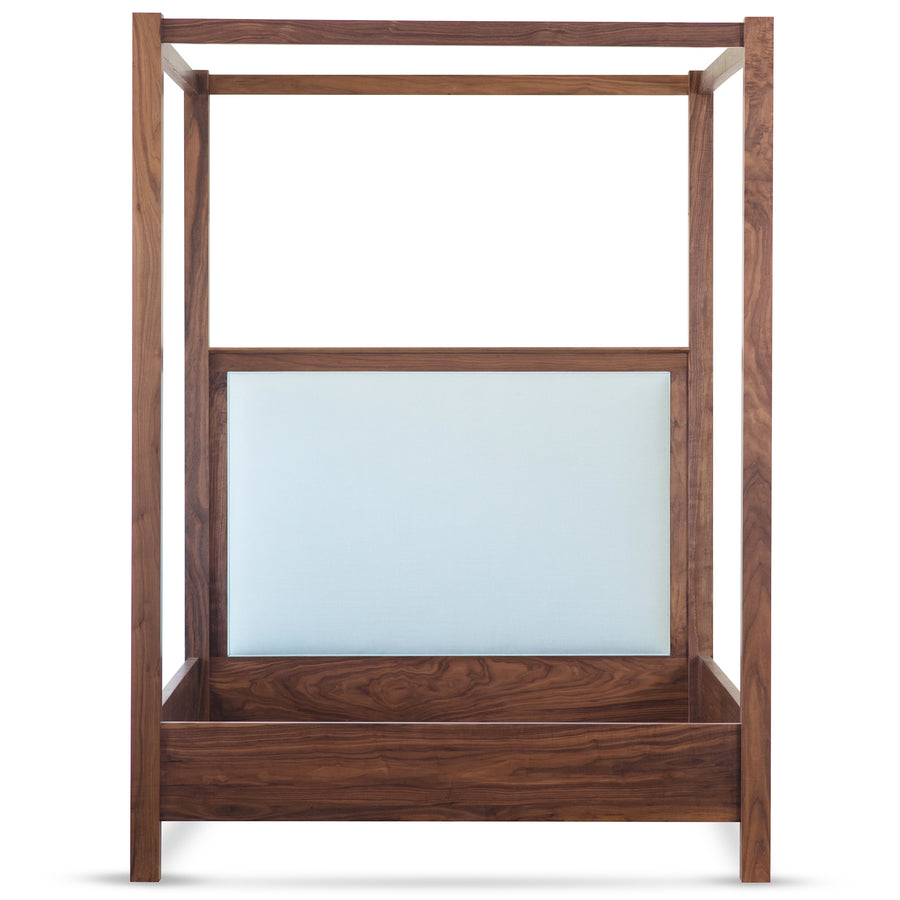 Willy Walnut Canopy Bed