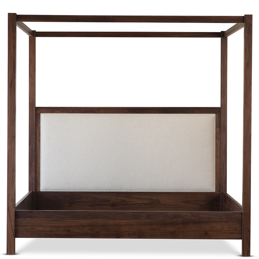 Willy Walnut Canopy Bed