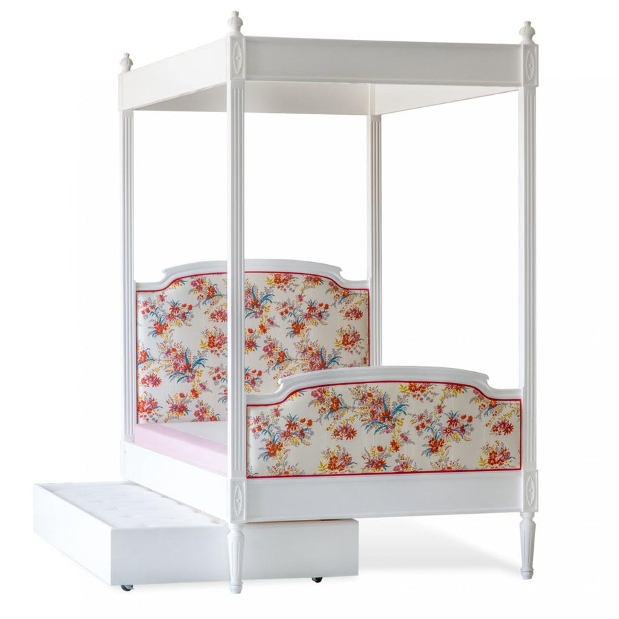 Lovely Louis Upholstered Canopy Bed