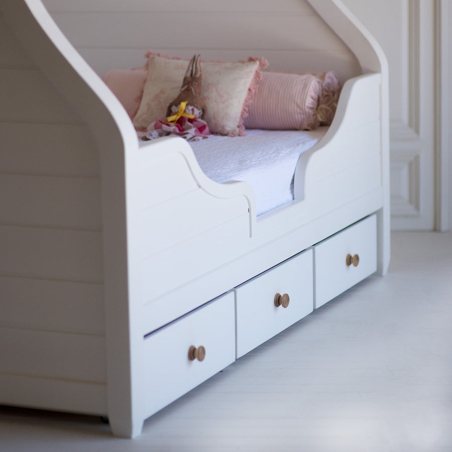 under bed dresser Simple Under Bed Storage Drawer Rich Mahogany Stain / Large +$145.00 / Wood Knobs