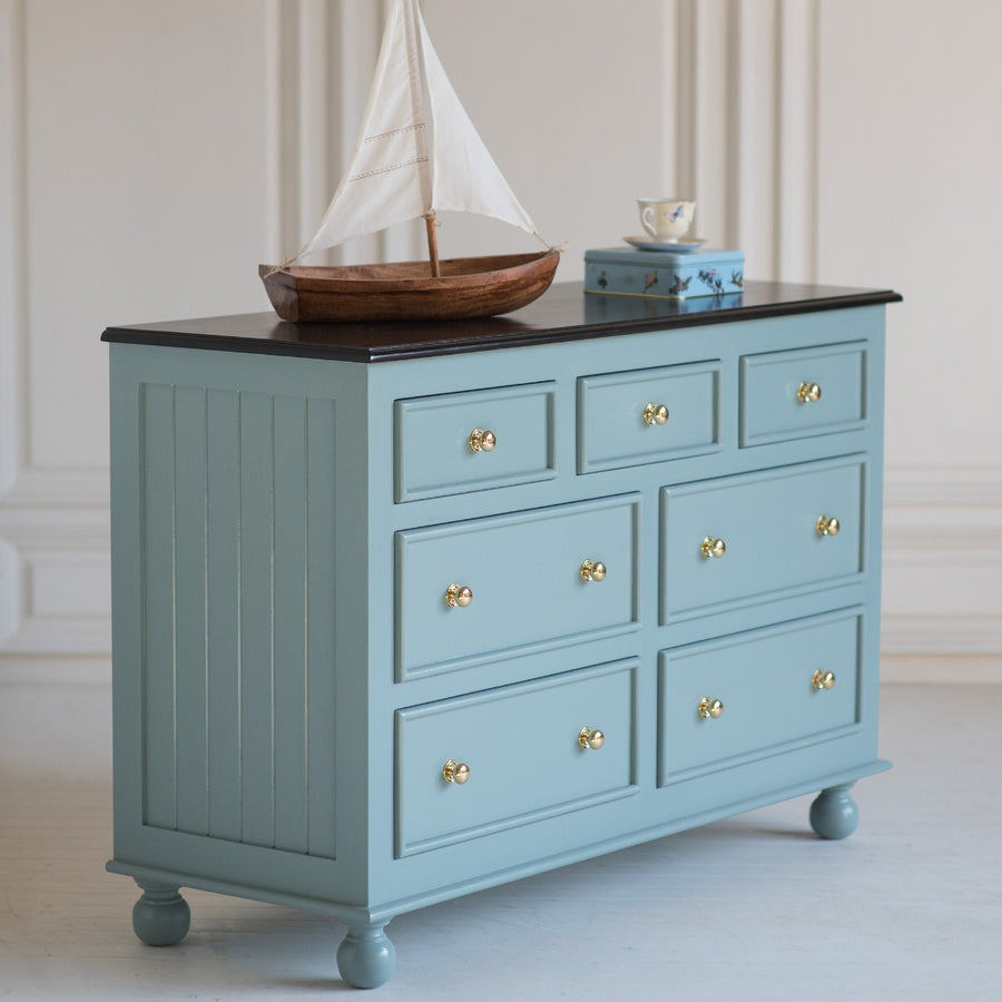 Beside The Seaside Lowboy Custom Color / Wooden Knobs