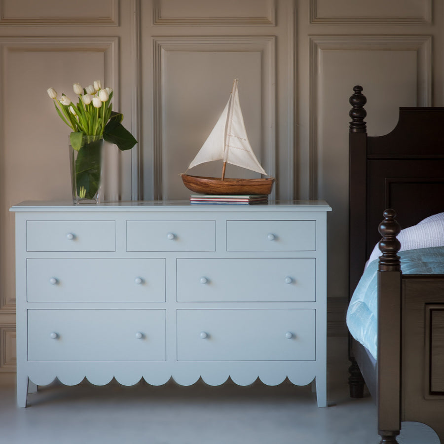 Alice's Scalloped Dresser THE BEAUTIFUL BED COMPANY Alice's Scalloped Dresser THE BEAUTIFUL BED COMPANY