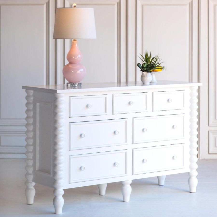 Gwendoline Spindle Extra Wide Dresser – THE BEAUTIFUL BED COMPANY Gwendoline Spindle Extra Wide Dresser – THE BEAUTIFUL BED COMPANY