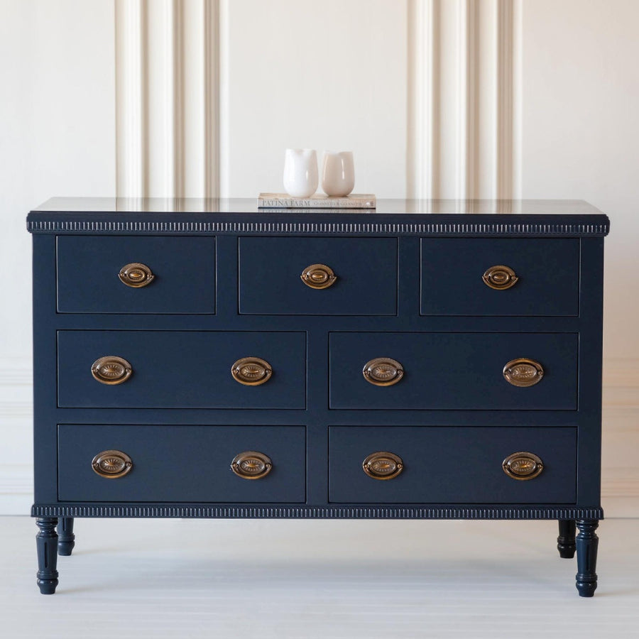 Lovely Louis Extra Wide Dresser Black Walnut Stain / Wood Knobs Lovely Louis Extra Wide Dresser Black Walnut Stain / Wood Knobs