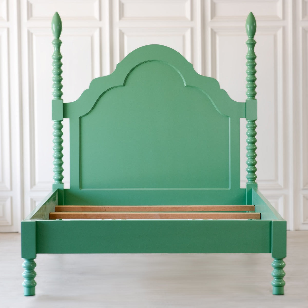 Gwenny Spindle Bed, Low Footboard THE BEAUTIFUL BED COMPANY